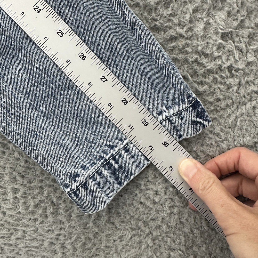Quince 100% Organic Cotton Denim Jean Chore Jacket Women's Medium - Picture 8 of 8